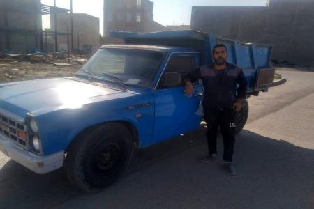 راننده فداکار نیسان آبی ۶ نفر را از میان آتش نجات داد+عکس