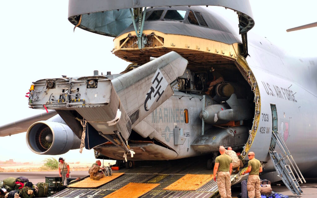5 مسئله دلنشین در رابطه هواپیمای C-5M Super Galaxy 3 5 نکته جالب در مورد هواپیمای C-5M Super Galaxy