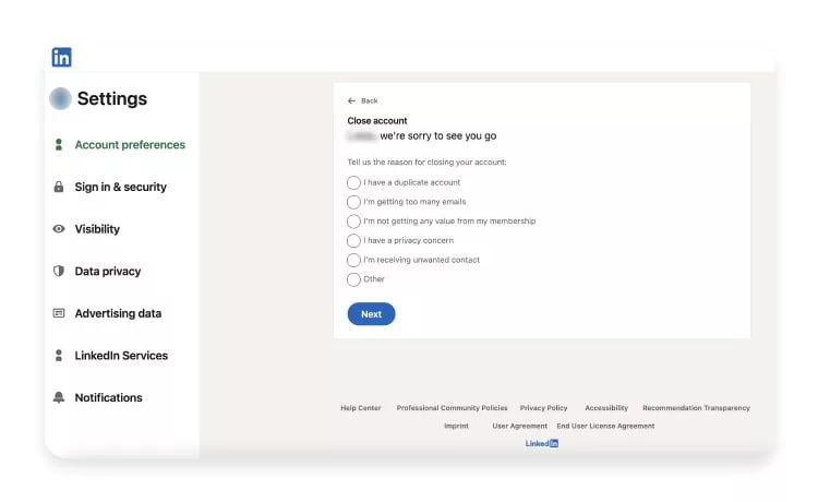 1714840360 460 چطور اکانت لینکدین را حذف کنیم؟ راسخ.webp