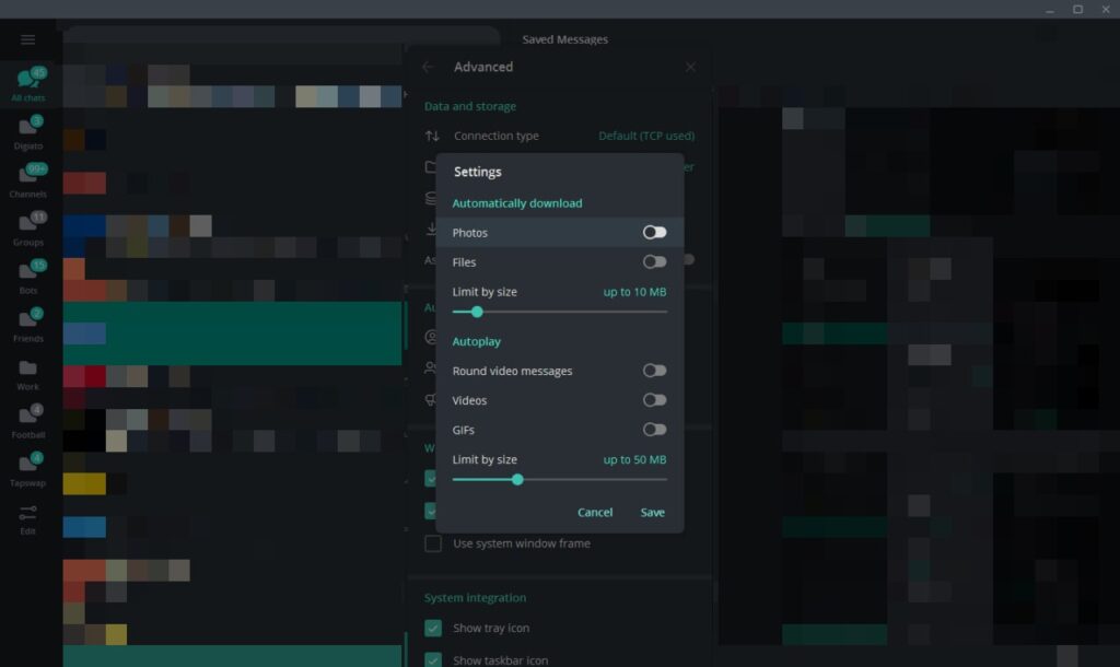 1717095395 704 غیر فعال کردن دانلود خودکار تلگرام ‌ بستن دانلود تلگرام