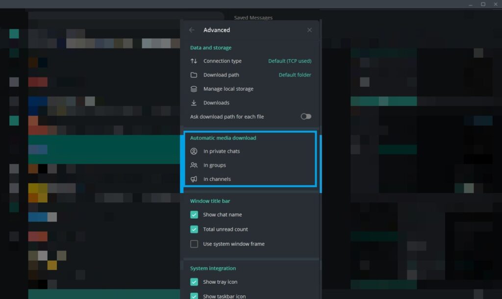 1717095395 739 غیر فعال کردن دانلود خودکار تلگرام ‌ بستن دانلود تلگرام