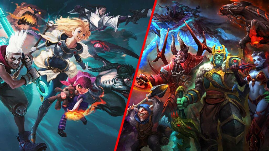 Dota 2 و League of Legends شباهت‌ها و تفاوت‌ها راسخ