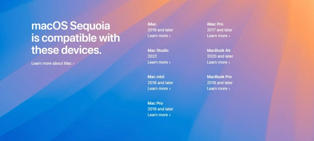 آپدیت macOS 15 برای همه مک‌های تجهیزبه تراشه M1 و بالاتر اراعه خواهد شد_راسخ