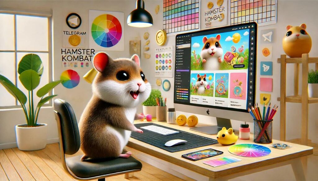 طراحی سایت با الگوبرداری از ربات همستر کامبت تلگرام_راسخ