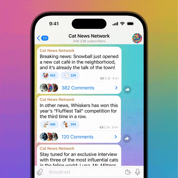 1723644477 852 آپدیت یازده‌سالگی تلگرام انتشار شد؛ سوپر کانال‌ و کانال‌های اشتراکی راسخ