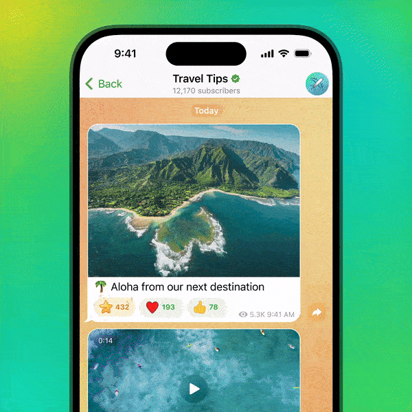 آپدیت یازده‌سالگی تلگرام منتشر شد؛ سوپر کانال‌ و کانال‌های اشتراکی