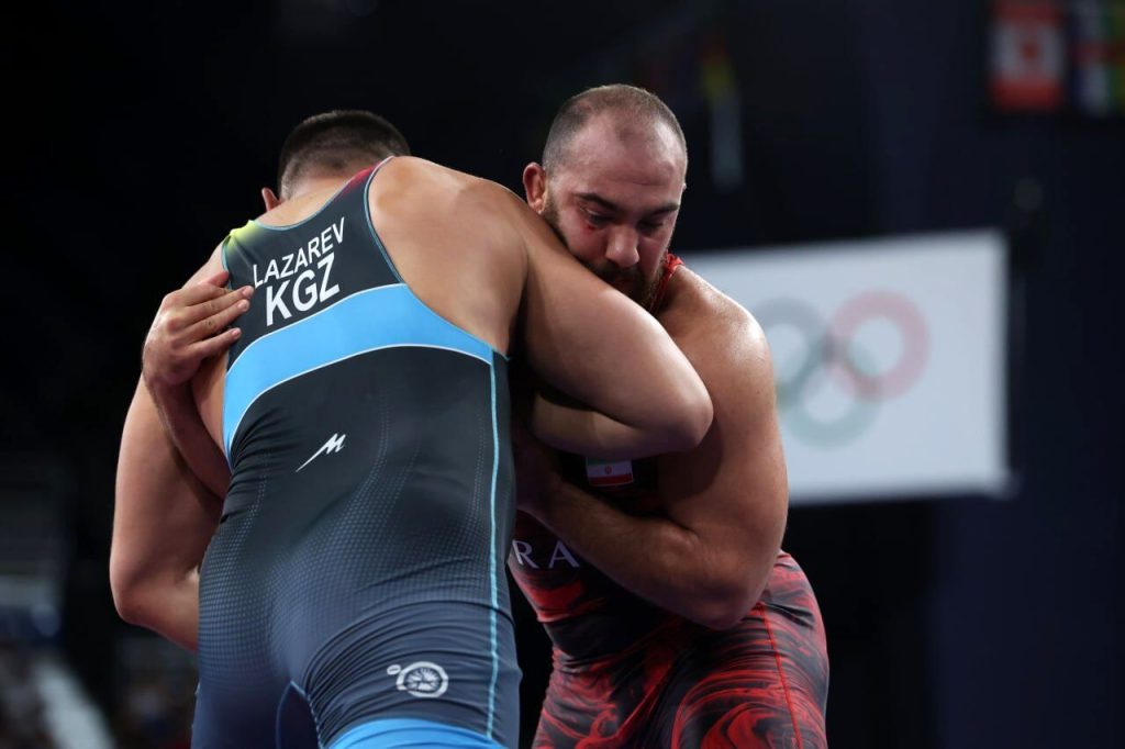 امیرحسین زارع نایب قهرمان کشتی آزاد المپیک پاریس شد_راسخ