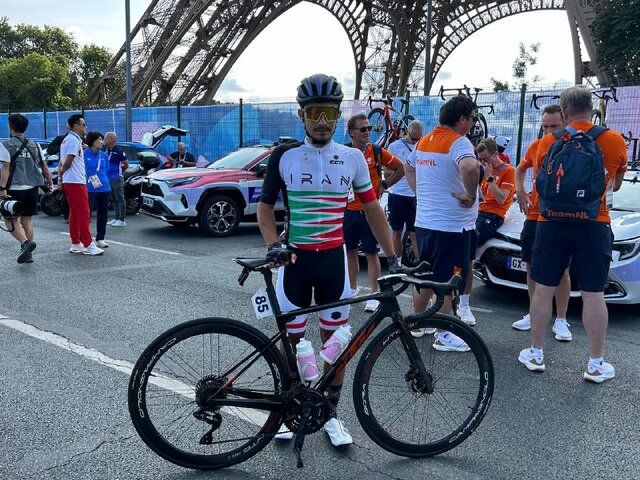 علی لبیب رکابزن ایرانی خط پایانی المپیک را دید_راسخ