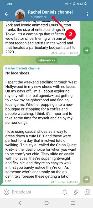 کانال تلگرام