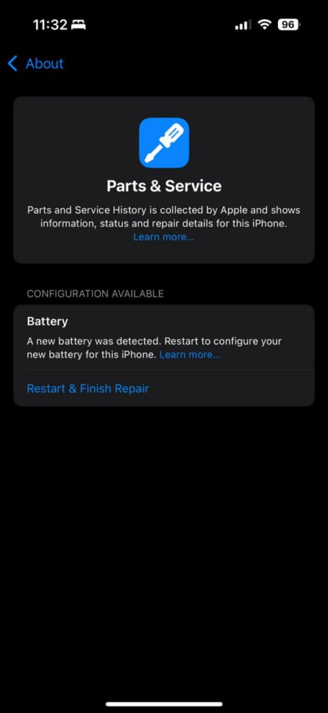 1726286274 750 پیکربندی قطعات جانشین‌شده آیفون‌های تعمیری راسخ