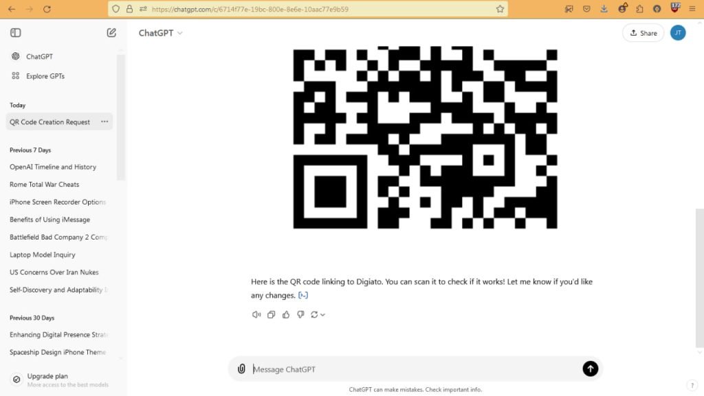 آموزش بدون دردسر، تصویری و رایگان ساخت کیو آر کد (QR Code)_راسخ 34 ساخت کد کیو آر با هوش مصنوعی