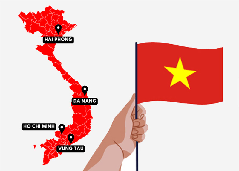 بنادر مهم ویتنام کدامند؟